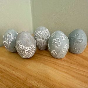 Isabel Bloom Eggs Lot of 5 Flowers & Butterflies